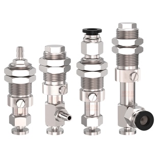 机械手真空吸盘座带缓冲吸盘支架防转吸杆M14-L66-11内置弹簧金具