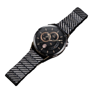 适用华为GT5/pro手表GT4/3碳纤维纹gt2pro表带watch3pro智能Pronew运动4Pro荣耀magic2保时捷款纹男款watchgt