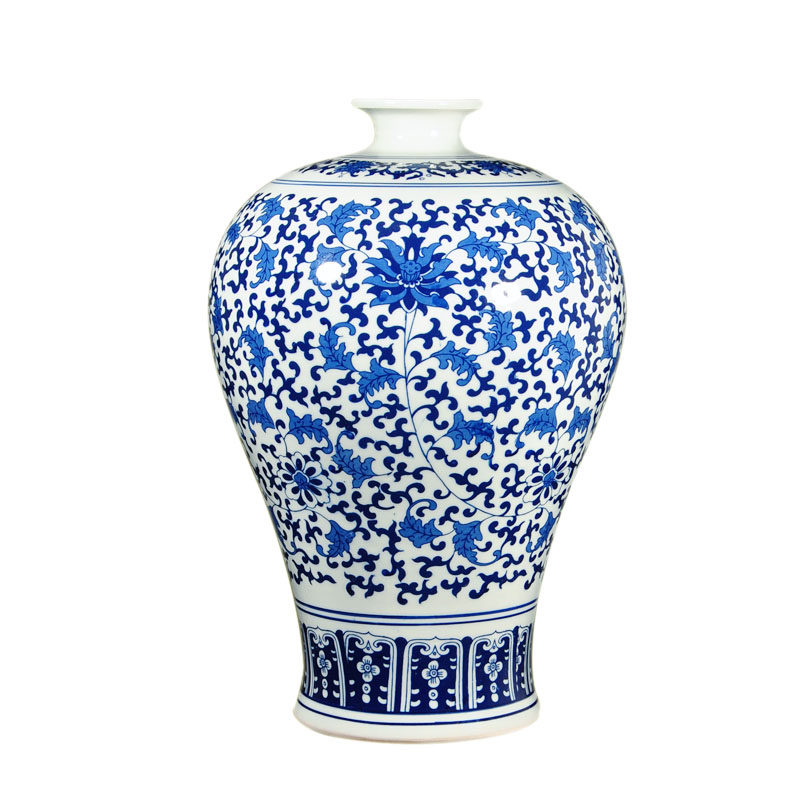 青花瓷仿古陶瓷景德镇客厅陶瓷