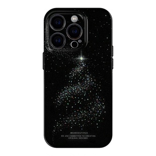 圣诞弥散 适用iPhone17promax新款手机保护壳苹果16pro系列外壳15独特好看14简约高级感艺术13韩系ins风小众