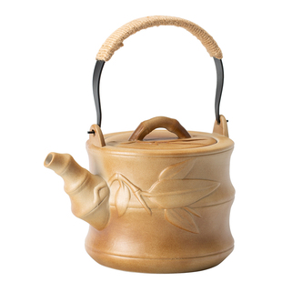 大容量陶瓷煮茶壶柴烧冲泡提梁壶户外围炉煮茶温茶炉凉水烧水单壶