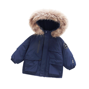 女童派克服冬装外套2025新款中长款儿童加绒加厚女宝宝超好看棉服