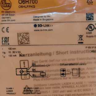 议价IFM O6H404 O6H700 O6H701 O6H300 全新原装正品易福门