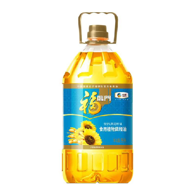 福临门 葵花籽油 清香型调和油 5L
