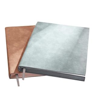 B5大号笔记本本子A4加厚简约高档商务办公工作会议记录本高颜值记事本大学生学习考研软皮日记本可定制印LOGO