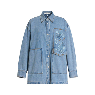 【海洋牛仔】Marisfrolg玛丝菲尔2026春新款复古水洗丹宁牛仔外套