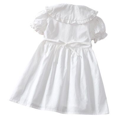 女童连衣裙夏装新款中大童短袖