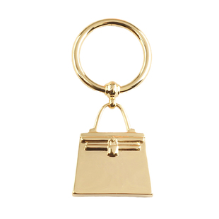 法式优雅高端丝巾扣kelly凯莉包mini项链小锁头吊坠H方巾打结配饰