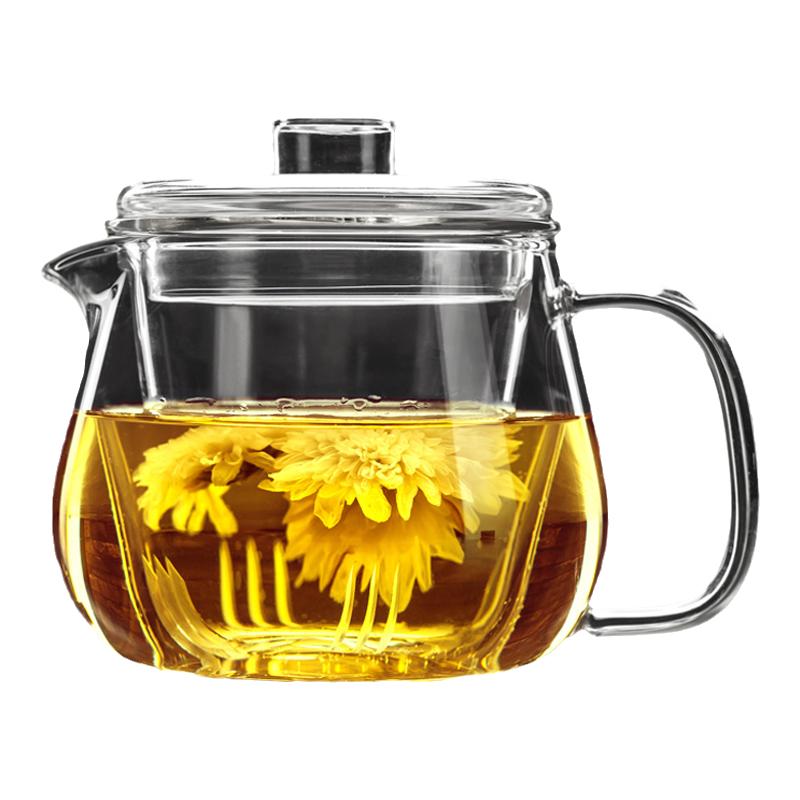 玻璃茶壺單壺家用2025新款耐高溫加厚分離小茶具茶水壺套裝泡茶壺