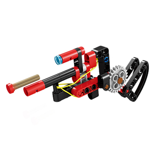 可发射积木枪儿童益智拼装军事武器模型玩具男孩子小颗粒枪械礼物