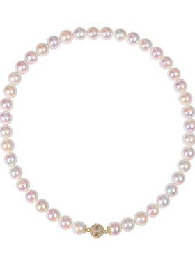 akoya天女珍珠项链气质颈链倪妮同2026新款轻奢锁骨链配饰毛衣链