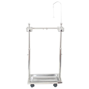 中大型鹦鹉升降架 不锈钢站架 中大型鹦鹉站架 站架 磨爪杆 鸟架