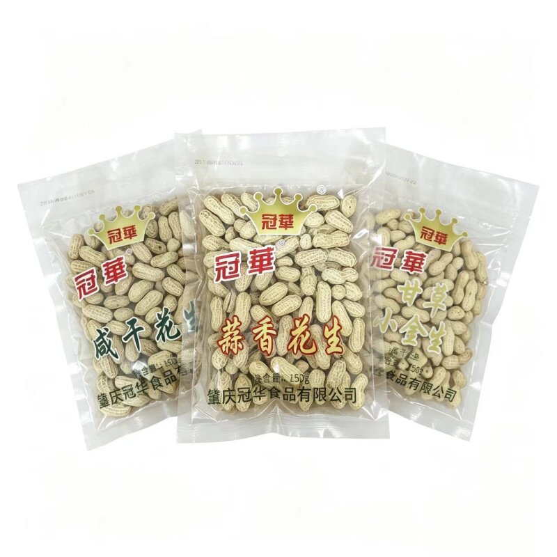 冠华150g袋装咸干蒜香甘草小花生