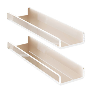 手办展示架墙上泡泡玛特盲盒收纳架免打孔壁挂原神亚克力收纳盒子