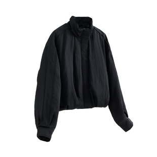 高品 少量！立领匈牙利鹅绒+日本进口醋酸花苞羽绒服夹克女冬轻薄