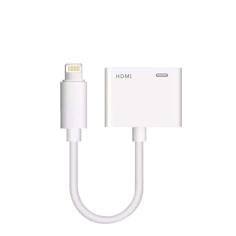 高清转接器正品适用苹果14/15手机iphone17/16/11pro/12转换器4K超高清HDMI转换头手机录屏采集卡