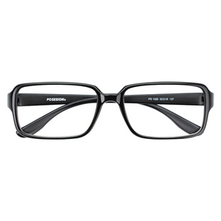 POSESION方形眼镜框TR90超轻眼镜框时尚方框大脸配近视度数男女款