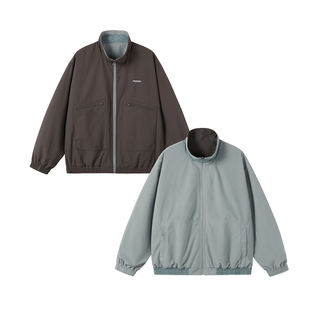 SOMENUM森林「双面穿」通勤外套男女宽松休闲百搭情侣户外短夹克
