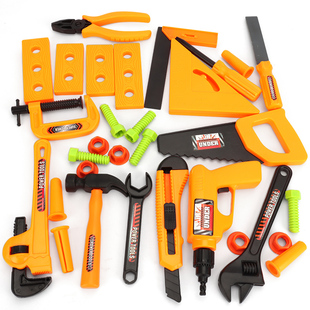 儿童工具箱玩具套装男孩宝宝仿真维修修理过家家益智拧螺丝刀玩具