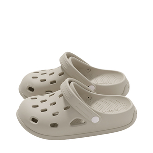 eva洞洞鞋男款2025新款夏季外穿厚底踩屎感防滑包头凉拖鞋男款夏