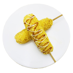 芝士棒拉丝热狗棒网红油炸小吃脆皮裹粉芝士香肠棒儿童零食半成品