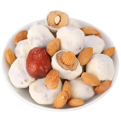奶枣巴旦木红枣仁去核夹心仁网红奶酪枣小零食小吃休闲食品坚果