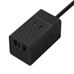 小巧便携式家用办公正品迷你牛创意PD带线插排插座USB充电接线板