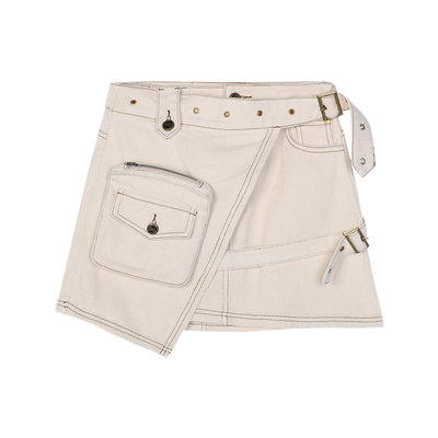 美式复古辣妹a字工装半身裤裙