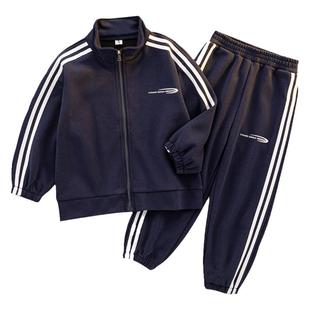 儿童装男童套装春装2026新款12中大童时髦运动13岁男宝春季洋气潮