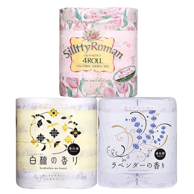 日本四国特纸卷筒纸有香卫生纸