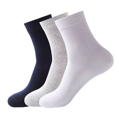 男士中筒袜→春夏秋薄款吸汗舒适