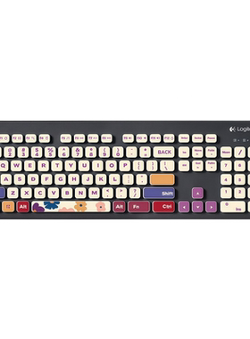 Logitech罗技键盘个性卡通贴纸