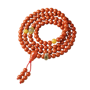 官方旗舰店天然南红散珠合集女柿子红手串锦红火焰纹单珠diy手链