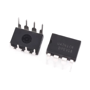 UA741CP LM741 高益单运算放大器 补偿型 直插DIP-8 IC 芯片