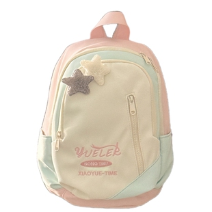 胡子鸡仔高颜值迷你双肩包少女学生小书包女复古撞色轻便旅游背包