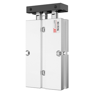 TN双轴双杆气缸小型气动大推力10/16/25/32/40-100x20x25x50X75-S