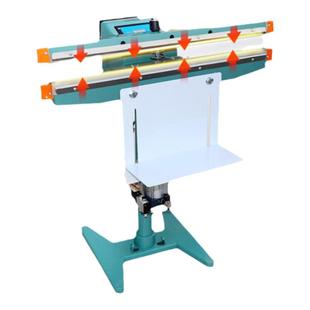 脚踏式气动立式铝架封口机包装机宽边大功率双面加热厚袋子热合机