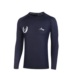 沃兰迪秋冬训练跑步田径服 加绒运动长袖保暖透气弹力健身专业