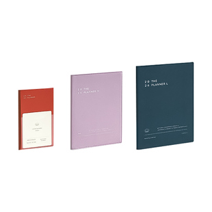 韩国原装进口iconic2026年周计划便携八分格日记日程管理笔记本