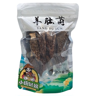 小田姑娘头茬羊肚菌（4-6公分）精品干货羊肚菌煲汤食用菌菇
