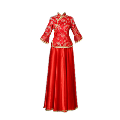 古筝合唱团民国风广场舞演出服