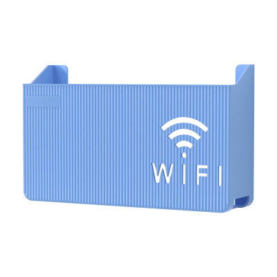 路由器悬空支架免打孔wifi置物架家用插排固定器免钉壁挂机顶盒