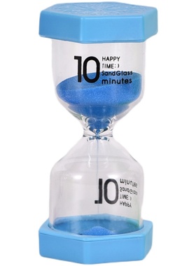 新款小六角儿童彩色沙漏计时器