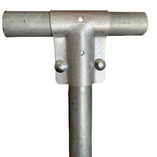 养殖大棚骨架配件T型卡三通丁字卡鸭嘴夹钢管扣件固定接头高锌层