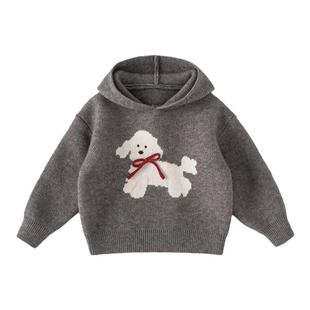 女童毛衣2025冬季新款女宝宝加厚儿童衣服女孩上衣针织衫童装冬装