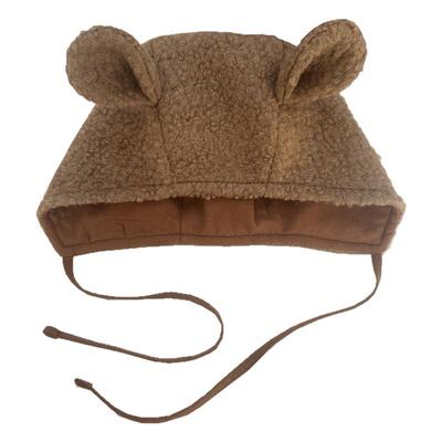 婴儿护耳帽系绳包头帽