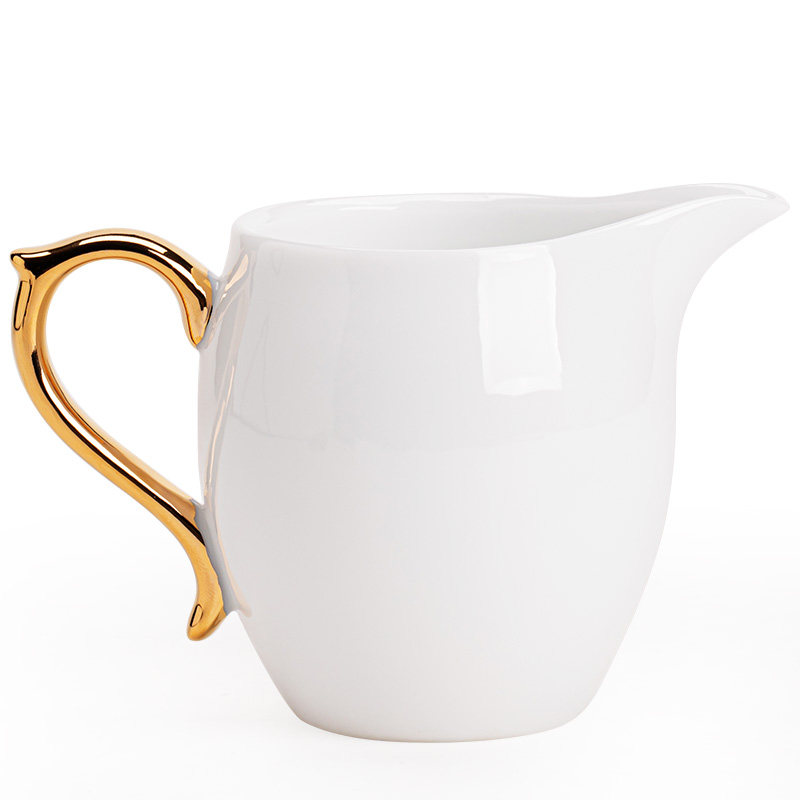 冰种玉瓷金玉满堂公道杯功夫茶具