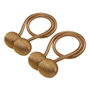 瀚兰蒂斯窗帘绑带北欧耳机磁铁扣创意现代简约绑绳子配件轻奢对装