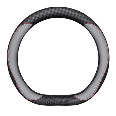 皮革方向盘套四季透气防滑耐磨