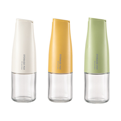 自动开合不挂油玻璃油瓶